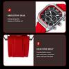 CRRJU New Watch 2311 Men's Watch Silicone Strap Six Pin Business Watch Casual Boys