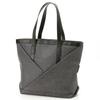 Isaac Linnen-achtige Initial Tote Bag, Medium, Geel (40)