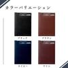 Raymay Fujii zeitVektor A4 Leather Clip File, Black ZVF654B