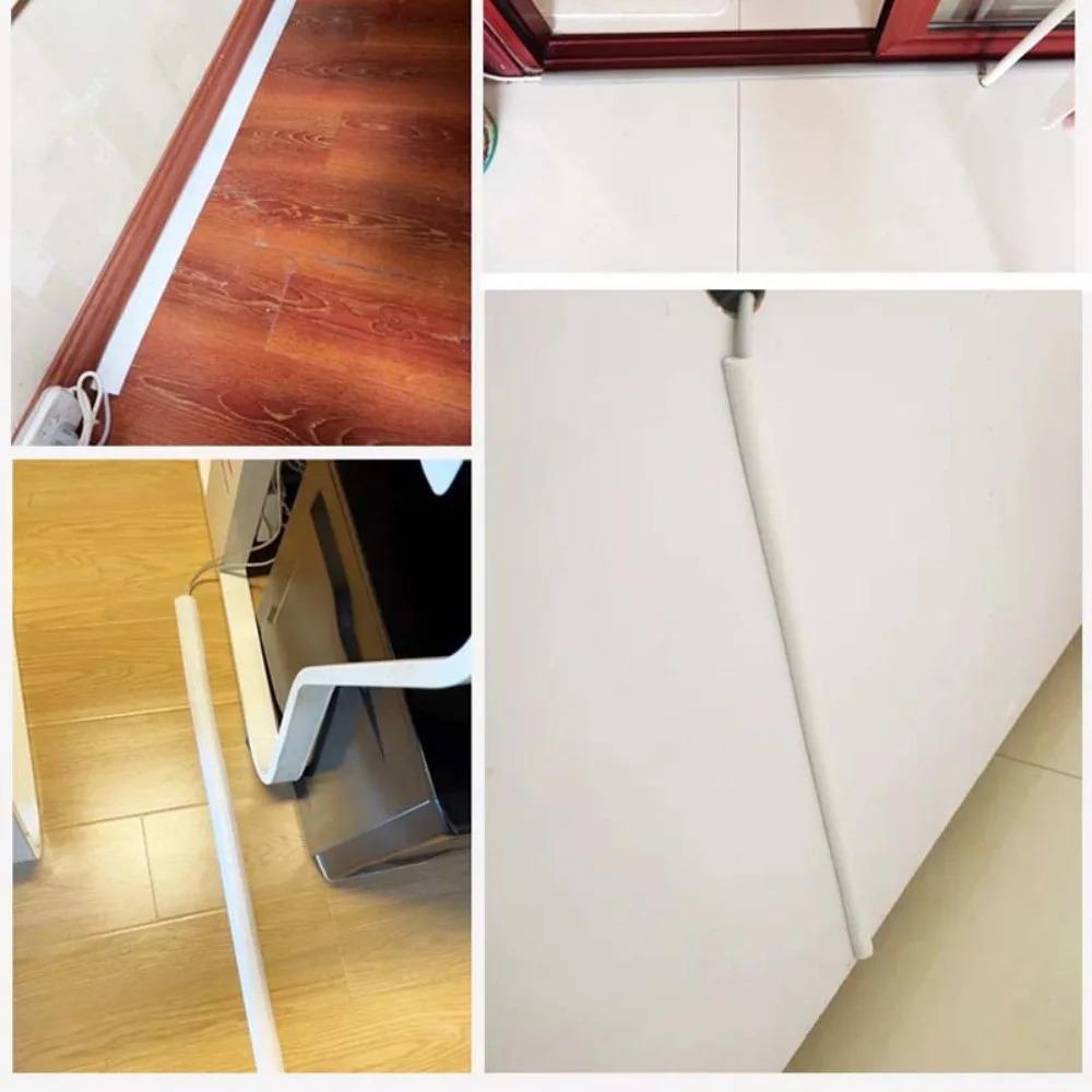 3m Floor Cable Protector PVC Flex Cable Protector Self-adhesive Power Cable Protector Extended Wire Duct Floor Cable Cover