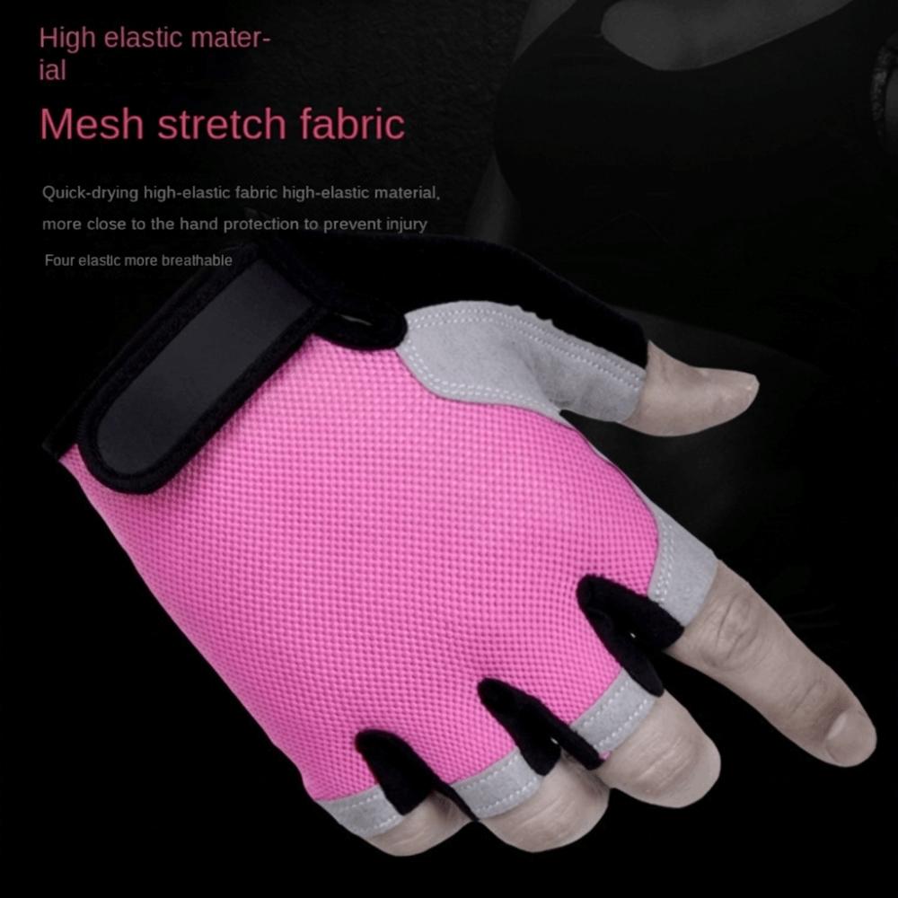 Breathable Half Finger Gloves Anti-slip Gym Training Gloves  Outdoor Sports