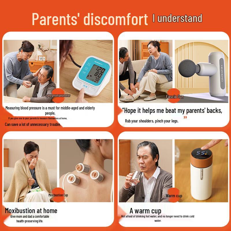 Hezheng HZ-LOVE-1 Massager & Blood Pressure Monitor Combo