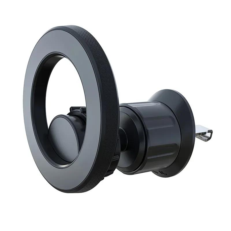 

360° Rotatable Magnetic Car Mobile Phone Holder Air Vent Universal Magnet GPS Stand For iPhone Samsung Xiaomi Smartphone Bracket чёрный