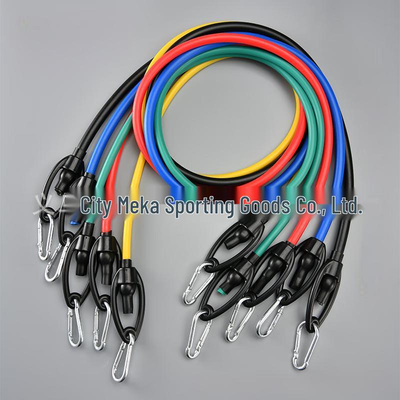 YTYIN 11-Piece Resistance Band Set CN Plug (adapter Included)