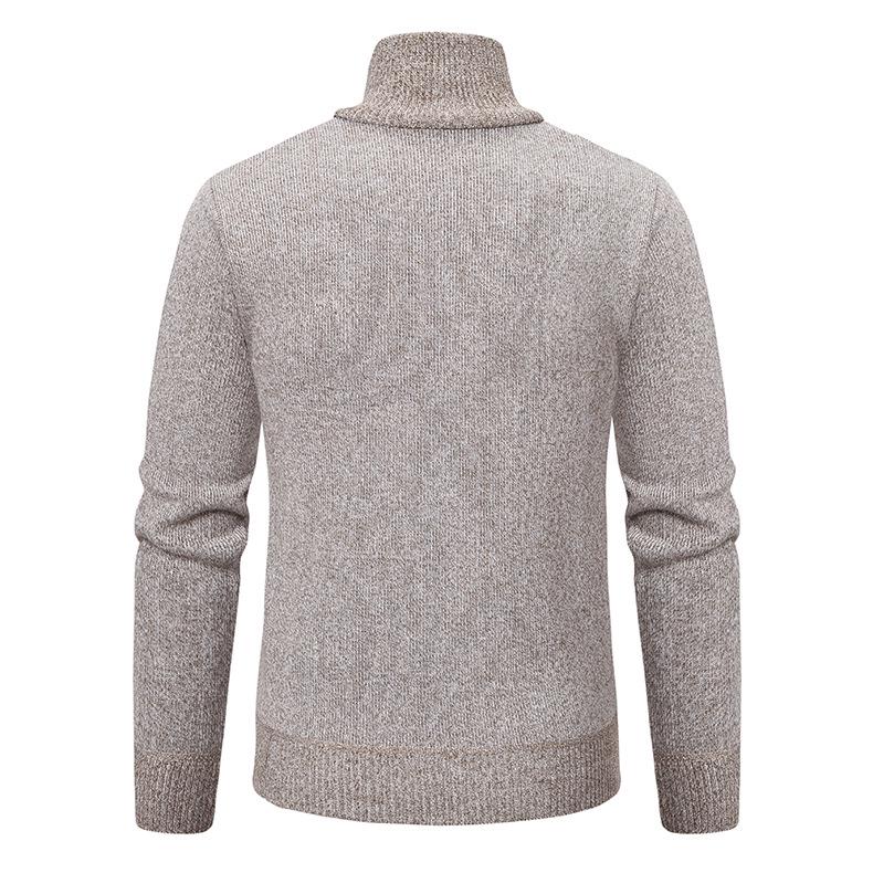 Maglione da uomo 2024 Business a collo alto in maglia grossa