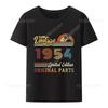 Street Fashion Vintage Made  1954 73th Birthday T Shirts 73 Years Old  Born  Gift Serial  Dad and Grandpa