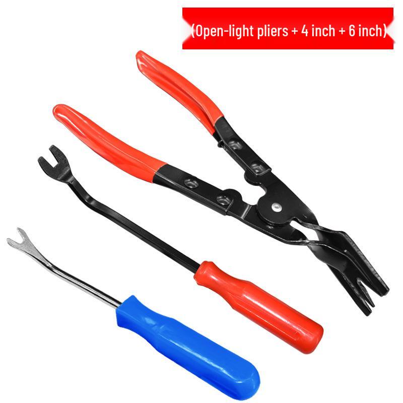 Nerezová sada páčidel a nástrojů pro demontáž čalounění interiéru automobilu