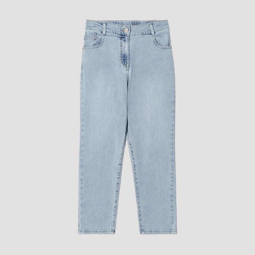 

[Она S miSS] Мешковатые джинсовые брюки с полосками сзади SSmlp22050 Ll light blue/55