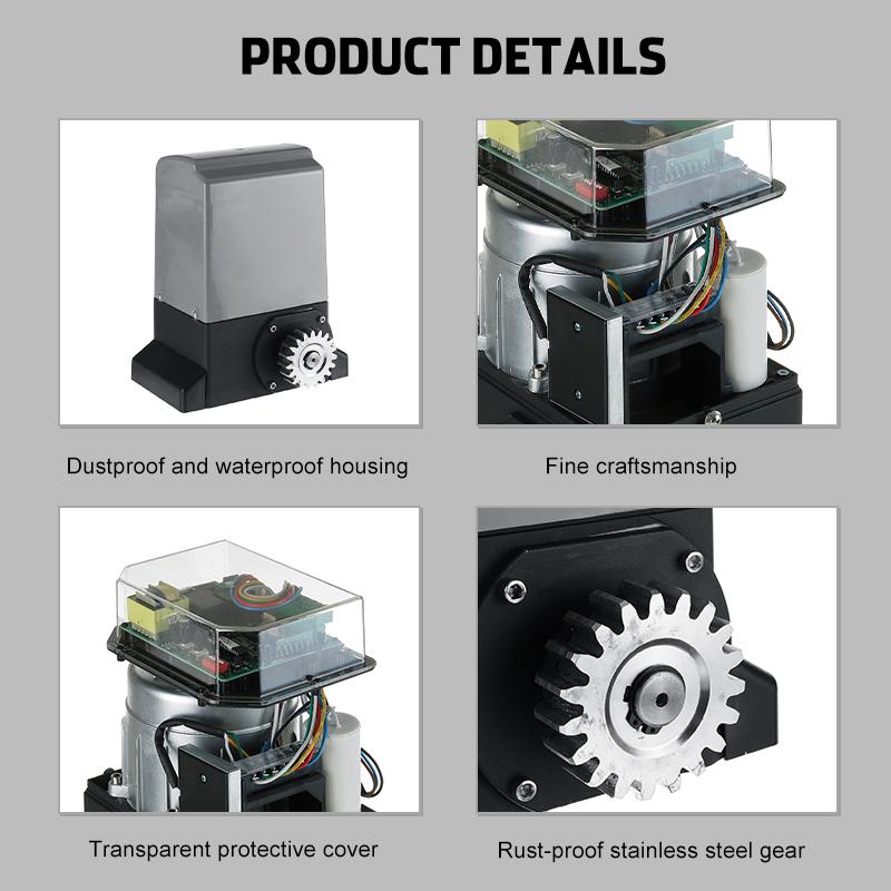 1500KG WiFi APP Control Smart Automatic Operator Motor With Remote Control Release Key 750W Electric Sliding Gate Opener