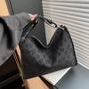 Stylish Black Tote Bag For Women With Large Capacity Ideal For Commuting And Classes