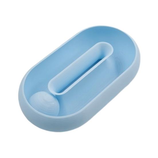 Cat Track Ball Toy Interactive Cat Toy Oval Track Cat Rolling Ball Enrichment Toy S светло-синий