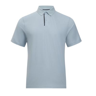 Golf Comfortable Versatile Breathable Skin-Friendly Short Sleeve Polo Shirt Men Tops Harbor-Blue 1385128-465