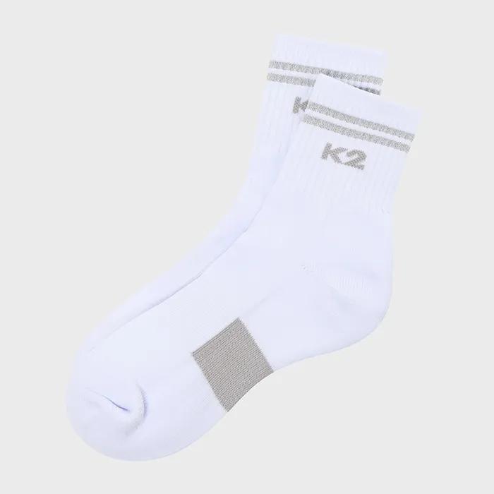 Drycool Mid-Length Socks_White_KUA25S09W2