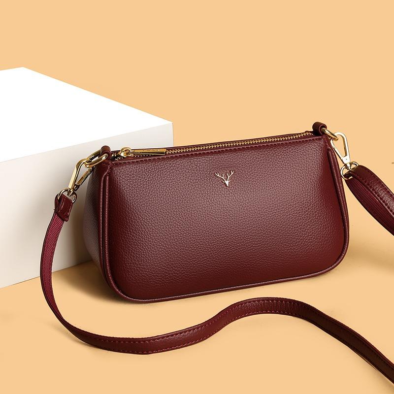 Lässige einfache Handy-Umhängetasche Damen neue Mode Reise Messenger Bag Retro vielseitige Achsel-Schultertasche