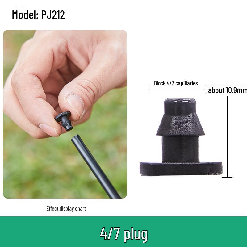 Capillary and Micro-Sprinkler Fittings: Single/Double Hooks, Tee, Straight Connector, Drip Stop, Mountain Bracket, Five-Way, Greenhouse.
