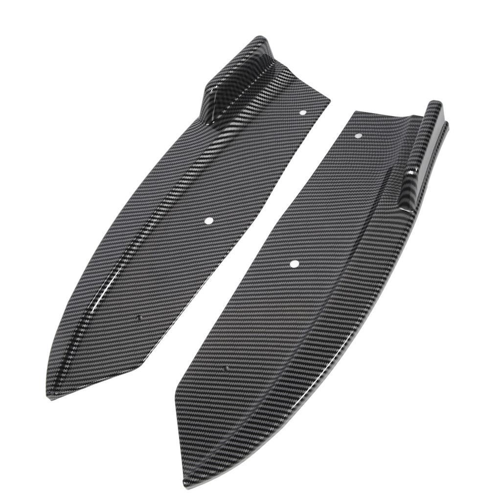 2 Pcs Rear Bumper Lip Spoiler Aerodynamic Lightweight Lower Chin Diffuser Splitter for X4 G02 M‑Sport 2018 To 2021