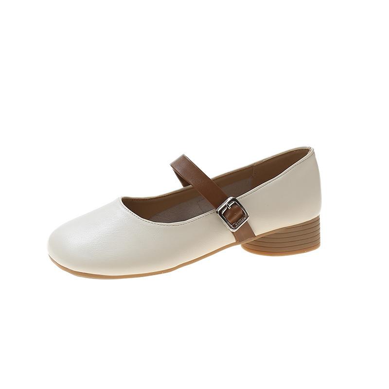

Summer fashion Mary Jane single shoes women s autumn new gentle wind round head with low 35