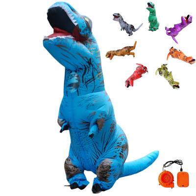 REKUCCI Tyrannosaurus Rex Dinosaurier Aufblasbares Dinosaurierkostüm für und Perfekt für Schule und Veranstaltungen Größe Kostüm, Halloween, Erwachsene, Kinder, Weihnachten,