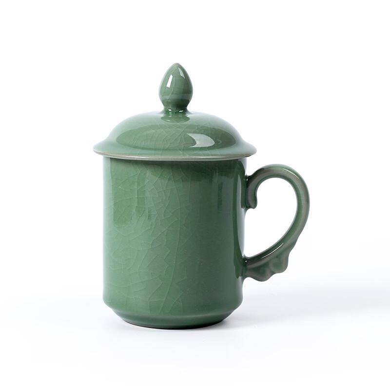 

Ge Kiln Ceramic Office Tea Cup with Lid