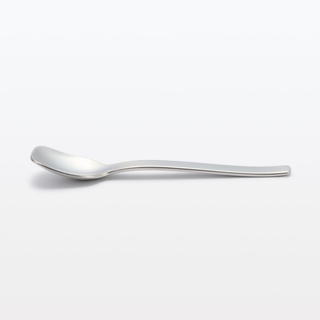 MUJI Stainless Steel Ice Cream MDD01A3S Spoon, Silver,