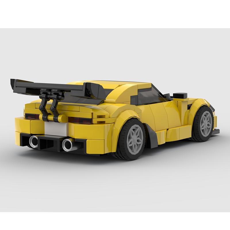 287 Parts MOC Building Block Model Car 1995 8 Hole Wide Version Creative Christmas Gift For Boys Adults Children