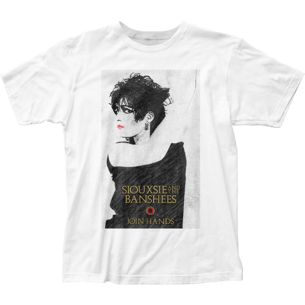Siouxsie & The Banshees Join Hands T Shirt Mens Rock And Roll Band Tee White