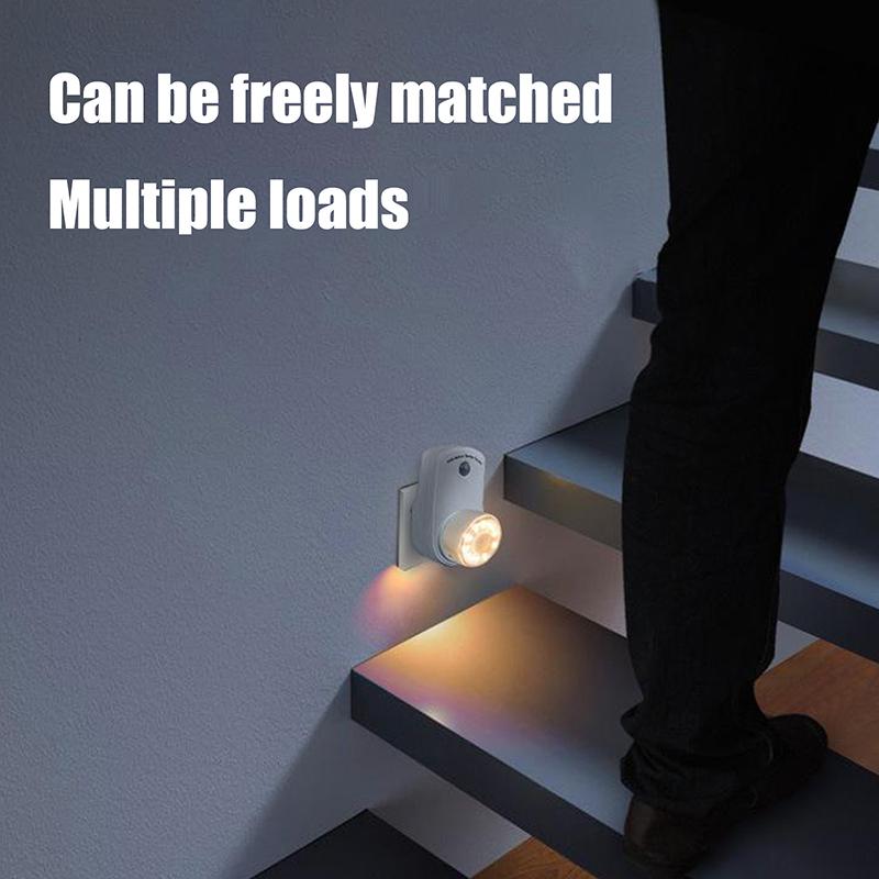 Automatic Induction Pir Infrared Sensor Socket Night Lamp Holder 120-230V 120Degree Degree Wide Angle Automatic Induction Eu Us