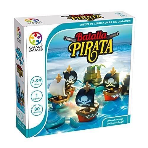 Jeu de société - SMART GAMES - BATAILLE PIRATE EDUCATIF - Jeu de réflexion et stratégie - 7 ans et plus