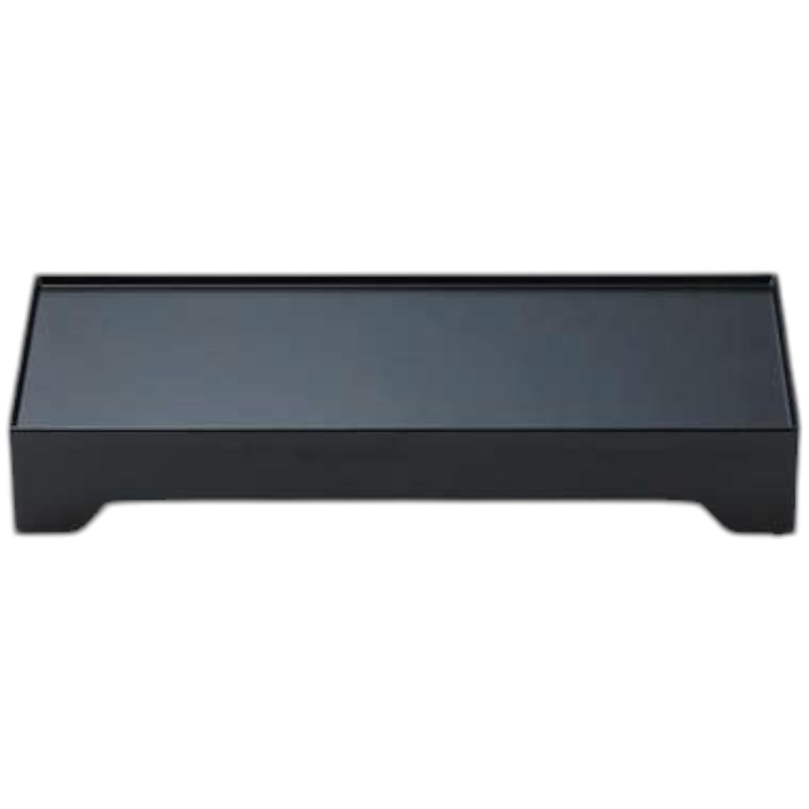 J-kitchens Sushi Plate (Rectangular Plate) Double-Sided Sushi Serving Stand, All Black, Durable, Made in Japan
