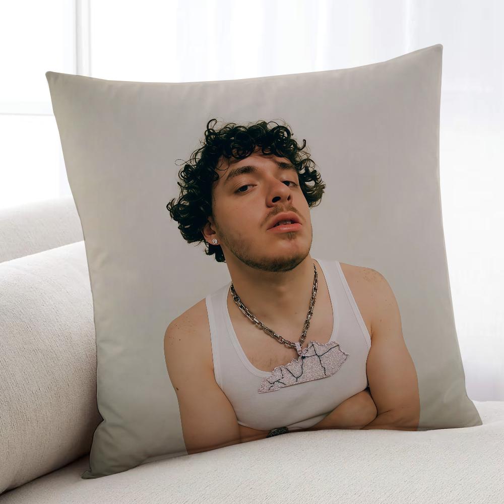 Rapper JJack Harlow Monica Cushion Cover Home Bedding Sofa Living Room Pillowcase Simple Soft Skin Cushion Cover Party Gift
