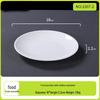 Ice White Round Dinner Plate