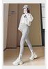 Maternity Spring Outerwear: 2026 Tummy Support Long Pants, Comfy Base Layer for Petite Pregnant Women