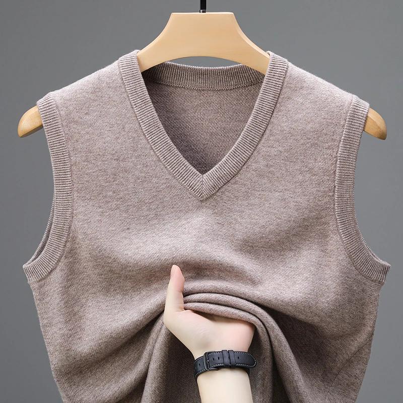 Men's Casual Sweater Vest Warm Comfortable Autumn Winter Fashion Outerwear