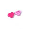 Small Particle Building Block Plane 1 × 1 Heart-shaped Building Block Accessories Love Peach Light Panel Scene