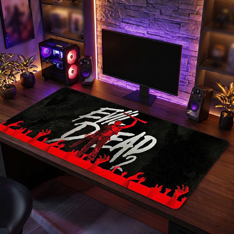 Big Mouse PadEvil Dead Ash Williams Extended Soft Desk Mat Gaming Office Computer Table Decor Mat