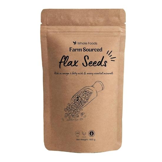 Farm Sourced Raw Flaxseeds | 900grm | Rich In Antioxidants | Iron | Dietry Fibre | Rich In Protien | Good for Hair Growth
