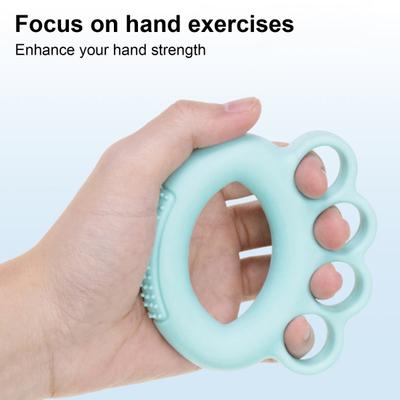 Hand Grip Strengthener Finger Exerciser 10/20/30/40/50/60Lbs Grip Strength Trainer Ring Arthritis Hand Therapy Rehabilitation Workout