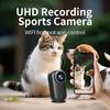 4K Magnetic Mount Camera Rotatable Head 1080P Adjustment 3H Continuous Recording Wide View Smartphone Sharing