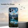 Mountain Forest Sunlight Phone Case For iPhone 17,16,15,14,13,12,11 Plus,Pro Max,XS,Soft Silicone Black Cover