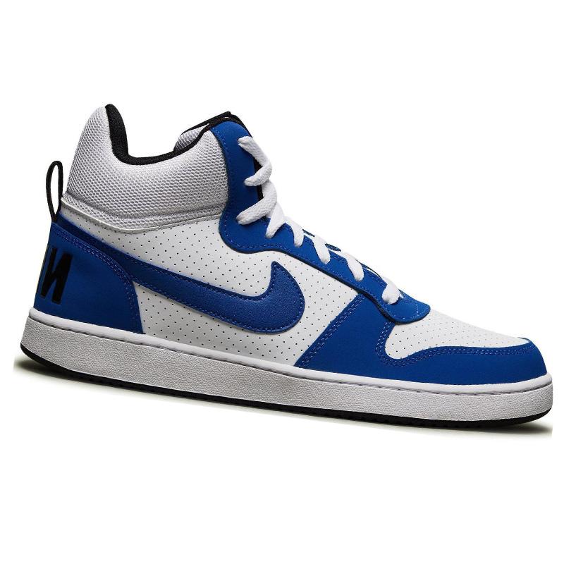 New Nike Court Borough Mid 'White Blue' 838938-102