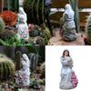 Artistic Religious Mother Son Statue Resins Figurine with LED Light Nursery Decors Mother Day Present For New Mom