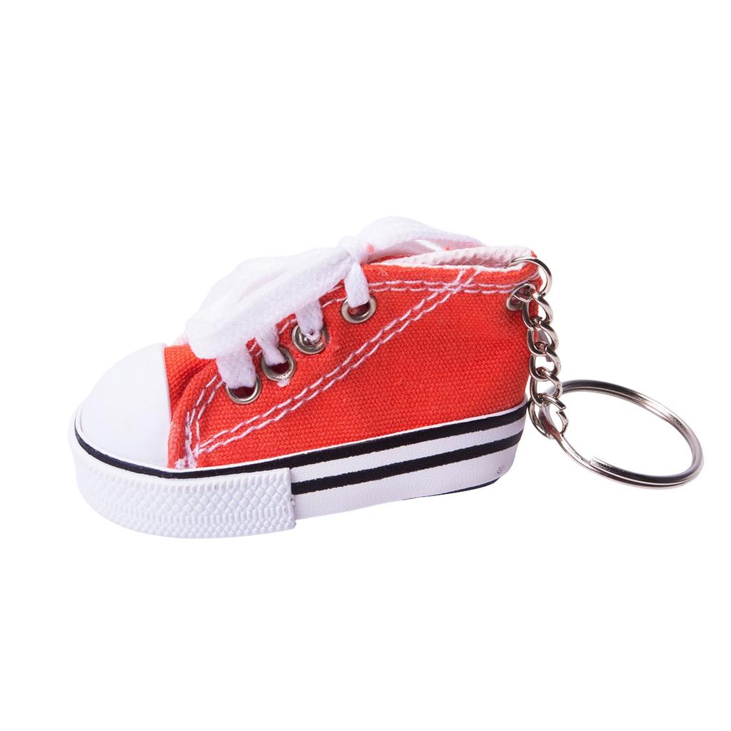 Mini canvas small shoes fashion bicycle motorcycle foot support small board shoes pendant simulation shoe keychain