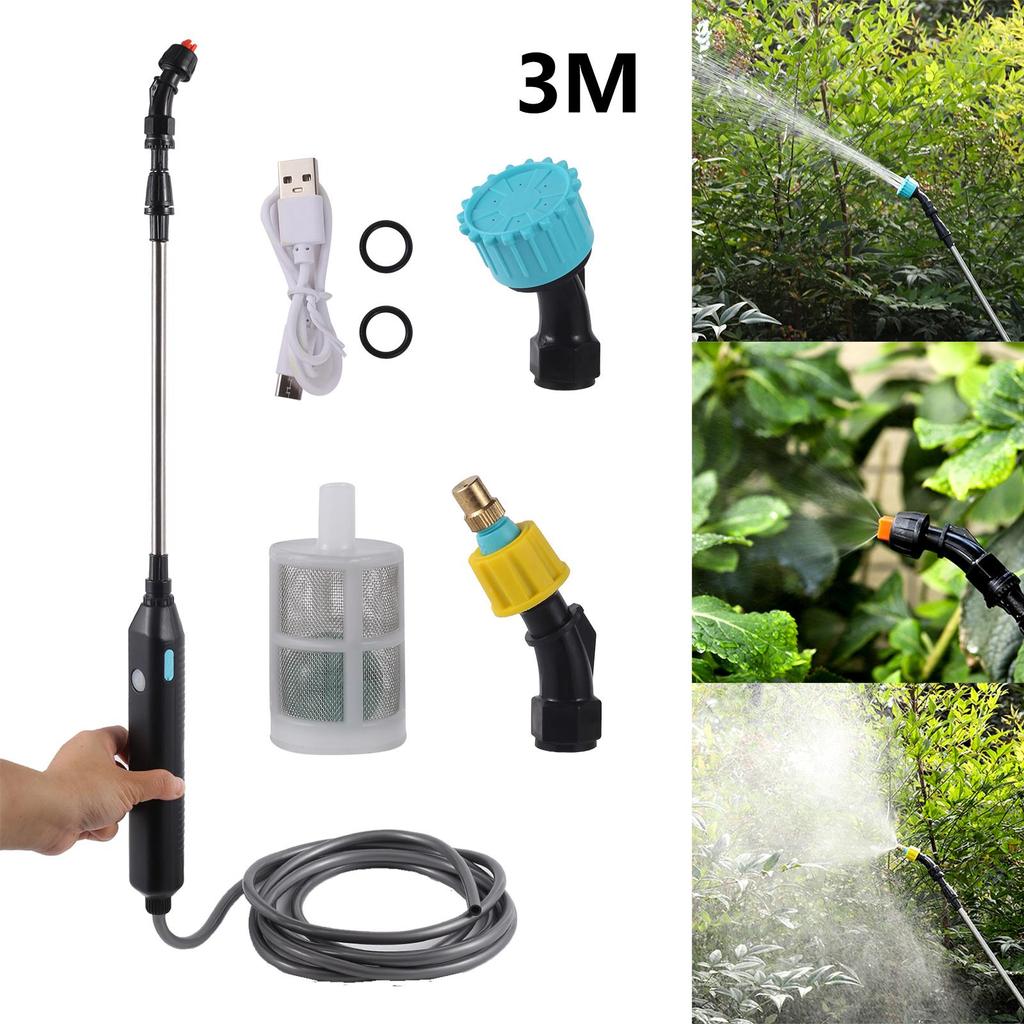 Elektrische Pflanzenspritze Bewässerungssprühstab Wiederaufladbare Batterie Gartenspritze Pflanzensprüher Gartensprüher Hof Rasen Unkraut Pflanzen