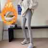 Quality Thin Plush Leggings for Women's Outer Wear Autumn and Winter Plush Thickened Polished Plush Versatile Elastic Warm Long Johns