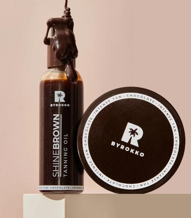 Byrokko Shine Brown Chocolate + Quick Tanning Oil