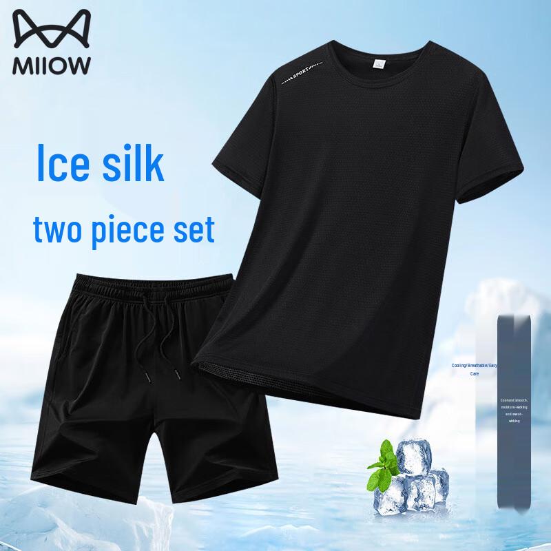 

Мужской комплект спортивной одежды Ice Silk Quick-Dry L