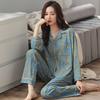 Pajamas women spring and autumn pure cotton long-sleeved 1011 new cotton suit Korean version casual can be worn outside loungewear