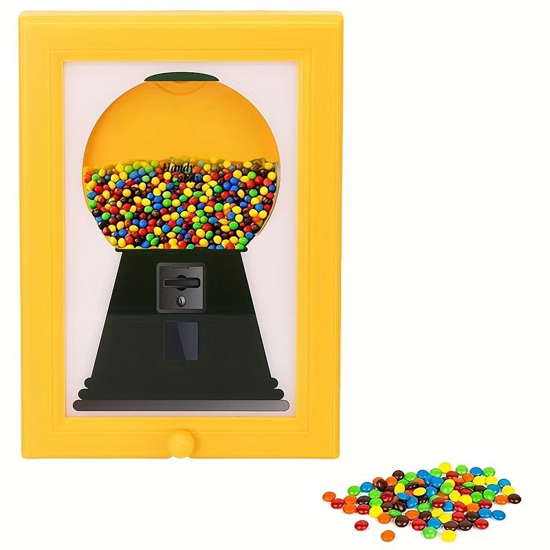 

Creative Candy Storage Dispenser With Photo Frame Personalized Candy Box Decor Home Furnishing Decoration Gift Idea жёлтый