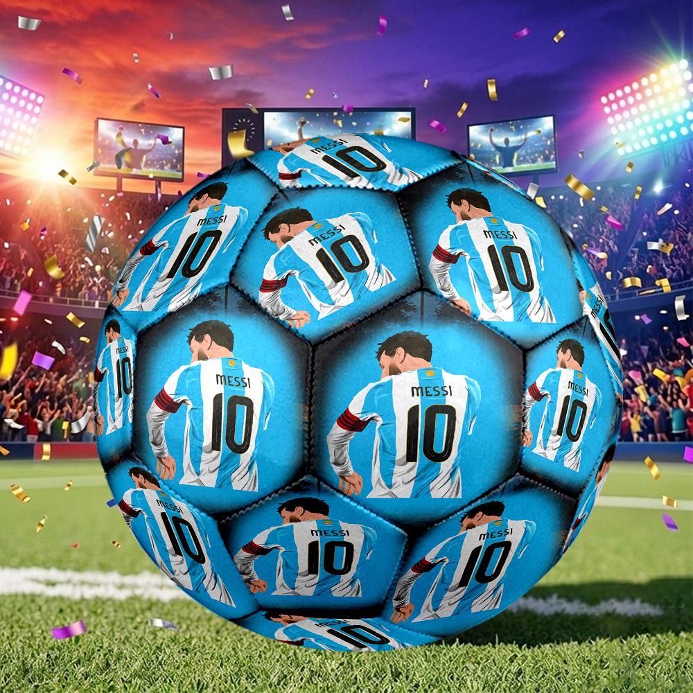 1pc Argentina Celebration Soccer Ball Size 5, Suitable for Practice Matches/tournament Training for Sports, Lightweight and Durable. c70118