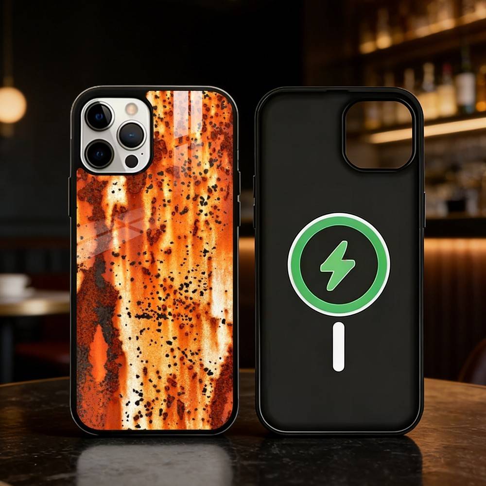 Retro Industrial Style Rusty walls Phone Case For iPhone 17,16,15,14,13,12,Plus,Pro,Max For Magnetic Wireless Charge
